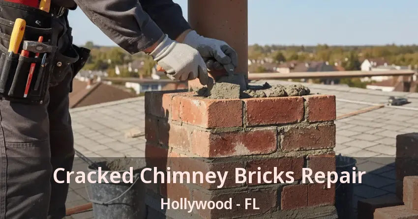 Cracked Chimney Bricks Repair Hollywood - FL