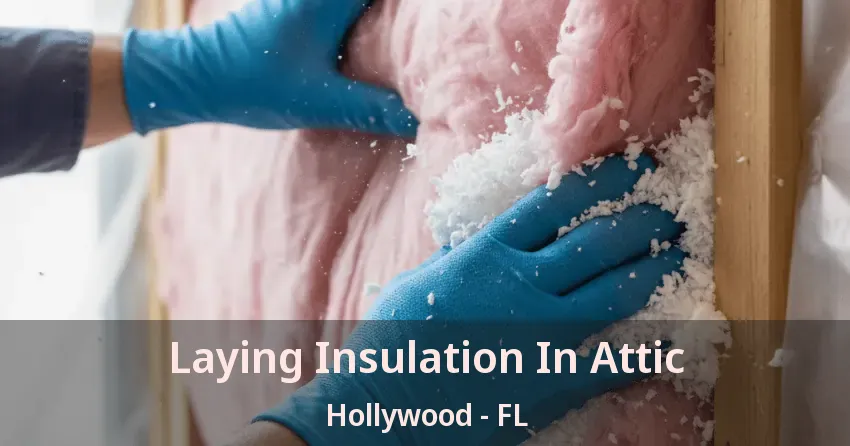 Laying Insulation In Attic Hollywood - FL