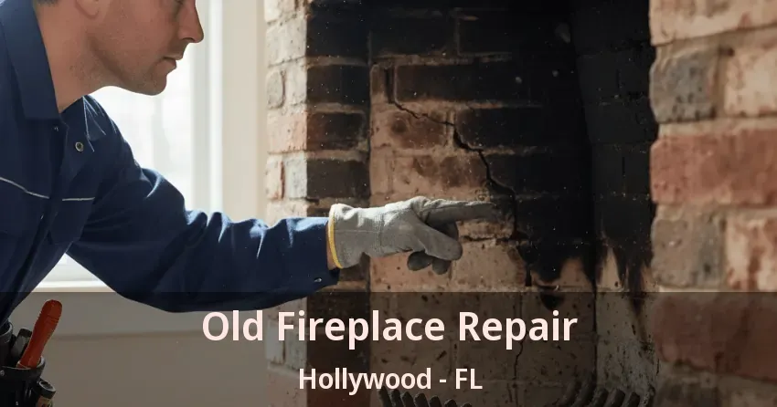 Old Fireplace Repair Hollywood - FL