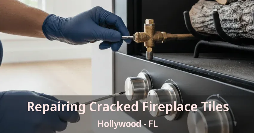 Repairing Cracked Fireplace Tiles Hollywood - FL