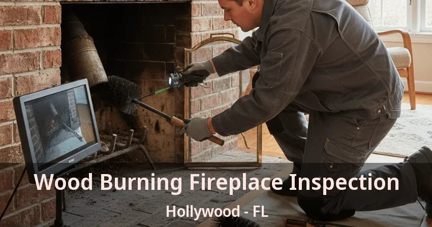 Wood Burning Fireplace Inspection Hollywood - FL